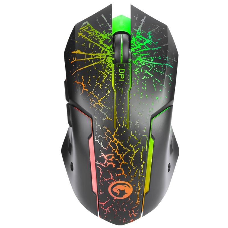 Mouse Gaming Marvo M207 3200 DPI Optico LEd Rgb